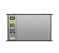 HPHPH Écran Videoprojecteur, Écran de projecteur Mural Gris Tissu réfléchissant résistant à la lumière 60 84 100 120 Pouces for Home cinéma extérieur,pour Home Cinema Intérieur Extérieur(120 inch)