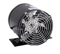 HPHPH Extracteur d'air Ventilateur d'extraction de fumée Puissant, très Silencieux, Ventilation bidirectionnelle, absorbe Rapidement Les fumées d'huile, 6/10 Pouces avec Adaptateur(Black 6 inches)