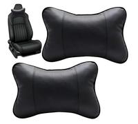 HPiano 2 Pièces Voiture Oreillers de Cou,Coussins de Soutien du Cou pour siège de Voitur,Voiture PU Oreiller Coussin Appuitête pour Tête Reposent Soutien de Cou Les Sièges de Voitures Conduite Voyage