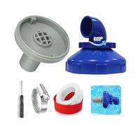 HPiano Buse Refoulement Piscine,Buse d'admission de Piscine rotative à 360°,Accessoires Piscine Hors Sol,Buse de Sortie Réglable avec Accessoires de raccordement pour Piscine Intex Bestway