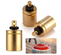 HPiano Lot de 3 adaptateurs de recharge de gaz Buse Type de bouteille Cartouche de gaz butane pour valve à vis bidon