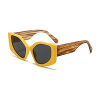 HPIRME Lunettes à monture large pour hommes et femmes, polygonales (8)