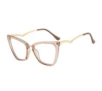 HPIRME Lunettes à monture vintage pour femmes, lunettes transparentes pour femmes, 3, taille unique