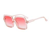 HPIRME Lunettes de soleil carrées surdimensionnées pour femmes Lunettes de soleil pour femmes Dégradé UV400,4,Taille unique