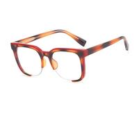HPIRME Lunettes de soleil demi-monture tendance pour femmes, charnière à ressort (3)