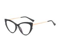 HPIRME Lunettes de soleil œil de chat pour femme, monture bicolore tendance et grande taille