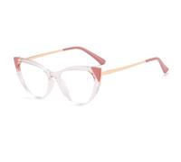 HPIRME Lunettes de soleil œil de chat pour femme, monture bicolore tendance et grande taille