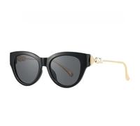 HPIRME Lunettes de soleil œil de chat rondes style vintage pour femmes (c1)