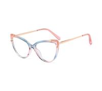 HPIRME Lunettes de soleil œil de chat transparentes tendance TR90 pour femmes (1)
