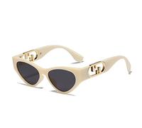 HPIRME Lunettes de soleil petites lunettes de soleil yeux de chat pour dames femmes nuances, C8, taille unique