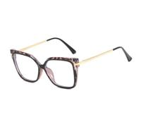 HPIRME Lunettes de soleil pour femmes, monture tendance, verres plats
