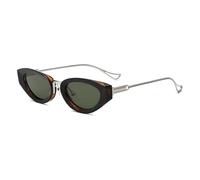 HPIRME Lunettes de soleil punk pour femmes, style vintage, ovales, tendance, pour l'extérieur (C4)