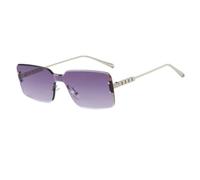 HPIRME Lunettes de soleil rectangulaires sans monture pour femmes, tendance, UV400 (gris)