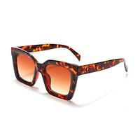 HPIRME Lunettes de soleil surdimensionnées femmes grand cadre Vintage carré lunettes de soleil hommes UV400 conduite nuances lunettes lunettes, 4B, taille unique
