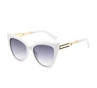 HPIRME Lunettes de vue tendance pour femmes, grand cadre (blanc)