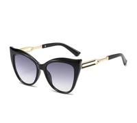 HPIRME Lunettes de vue tendance pour femmes, grand cadre (noir)