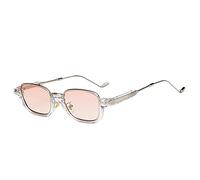 HPIRME Lunettes demi-monture pour femme petite monture rétro UV400, 6, taille unique