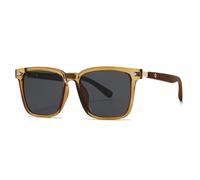 HPIRME Lunettes polarisées d'épaisseur 1,1 pour hommes et femmes (orange)