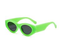 HPIRME Lunettes rectangulaires vintage pour femme, style conduite (vert)