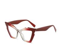 HPIRME Lunettes vintage pour femmes et hommes, style hip-hop, protection UV400 pour l'extérieur (rouge bordeaux transparent)