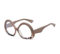 HPIRME Miroir plat à grand cadre pour femme Triangle (kaki)