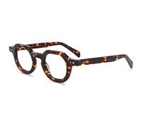 HPIRME Monture de lunettes en acétate léger rétro pour homme et femme, 3, taille unique