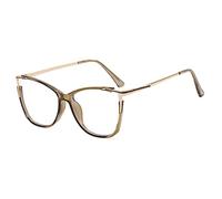 HPIRME Monture de lunettes œil de chat pour femmes, montures de lunettes pour femme vintage, 2, taille unique
