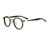 HPIRME Montures de lunettes rétro steam punk hommes femmes lunettes de jambe en acétate léger, 1, taille unique