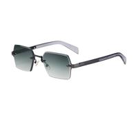 HPIRME Petit cadre rectangulaire moins de lunettes de soleil femmes hommes lunettes de soleil en métal sans monture pour lunettes vintage féminines, 4, taille unique