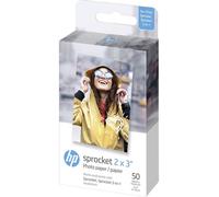 HP 2x3" Papier photo Zink de qualité supérieure (50 feuilles) compatible avec l'imprimante photo portable Sprocket