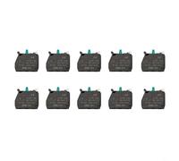 HpLi ZBE-101/ZBE-102 Lot de 10 blocs de contact simples - Borne de raccordement électrique pour l'intérieur et l'extérieur (ZBE-101)