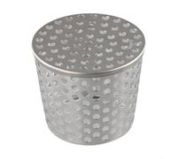 HpLive Ø 40-200 mm - Gouttière ronde en acier inoxydable - Filtre anti-rouille pour gouttière et tuyau de descente (75-83 mm)