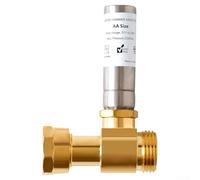 HpLive 1/2 pièce d'amortisseur de choc d'eau en laiton, amortisseur de robinet pour machine à laver, filetage NH 3/4", réduction du bruit (1 pièce)