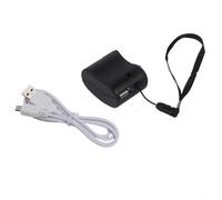 HpLive 1 générateur à manivelle USB - Accessoire d'alimentation en ABS - Avec câble de données - Compact et léger - Sortie 5,5 V - Pour appareils mobiles - Compatible avec smartphones (noir)