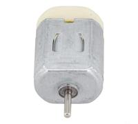HpLive 1 pièce 130 DC Moteur avec diamètre d'arbre de 2 mm, longueur d'onde de 8 mm, matériau en métal et plastique, 2000-12000 tr/min à 1-6 V, pour transmission de broche