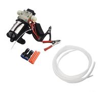 HpLive 1 pompe de transfert de carburant 12 V diesel, essence, kérosène et huile à membrane auto-amorçante 45 W 4,0 l/min avec tuyau d'aspiration 6 mm/8 mm 1,5 m et