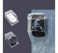 HpLive 1 sonnette sans fil étanche et transparente, résistante à l'eau, pour extérieur sans fil, sonnette, sonnerie, bouton de carillon, anti-pluie, neige et hiver