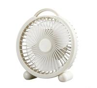 HpLive 1 ventilateur de table USB avec 3 vitesses réglables et fonctionnement silencieux, compact et portable pour mini ventilateur en matériau ABS (F024in blanc)