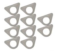 HpLive 10 pièces en plastique pour stabilisateur, élément de fixation pour éviers, accessoires de salle de bain, pour éviers en acier inoxydable à paroi mince, amortissant les vibrations, montage sans