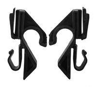 HpLive 2 paires de clips de couverture arrière pour Fiat Grande Punto à partir de 2006, support de compartiment de rangement en plastique de remplacement pour OEM 71719952 71719953, kit de clips de