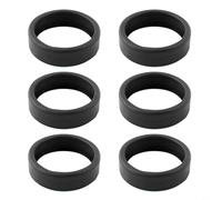 HpLive 48-232 Pneu de rechange pour nettoyeur de piscine compatible avec Zodiac pour modèles POLARIS pour Black Max, 3900 Sport, 480, P39, large pour TRAX Design (6 pièces)
