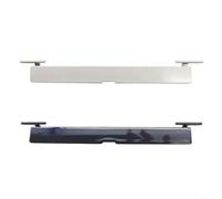 HpLive 51137443691 Capuchon de protection en ABS pour porte-bagages de toit BMW Série 5 G30 G31 2018-2023, blanc, carbone noir (noir carbone)