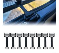 HpLive 8PCS Butée Fenêtre pour caravane Réglable Ventilation Noire 8PCS