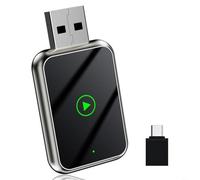 HpLive Adaptateur sans fil Carplay pour voiture Android, boîtier de convertisseur USB de type C pour convertir le système filaire en système sans fil, compatible avec les modèles de véhicules iOS 12+