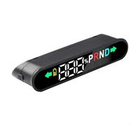 HpLive Affichage tête haute HUD de voiture pour Tesla pour modèle 3 - Indicateur de vitesse électronique avec position de vitesse, clignotant, feu de route, rappel d'ouverture de porte et indicateur