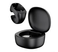 HpLive Anneau pour téléphone Bluetooth Turner - Télécommande tactile - Support de téléphone portable pour photos, vidéos, pages numériques (noir)