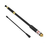HpLive Antenne télescopique double bande pour prise SMA - AL-800 HighGain - Double antenne extensible pour radio Two Way