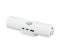 HpLive Applique murale LED, lampe murale LED avec détecteur de mouvement et fixation magnétique, veilleuse rechargeable par USB pour chambre à coucher, couloir (couleur RVB)