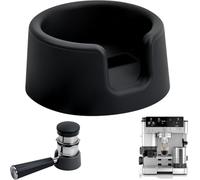 HpLive Base de tampon à expresso en silicone résistant à la chaleur avec pied antidérapant, compatible avec machine à café ES601 (noir)