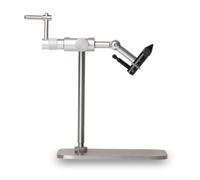 HpLive Bâton de fixation anti-mouches en acier inoxydable avec rotation à 360°, support à crochet 28#-4/0#, pied lesté avec support intégré pour les mouches, à la maison ou en déplacement